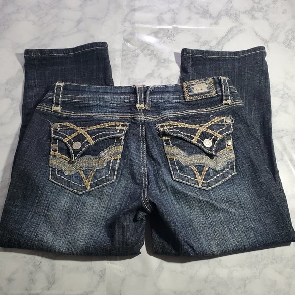 Hydraulic Pants - Hydraulic Jeans Size 5/6 Womens Dark Wash Low Rise